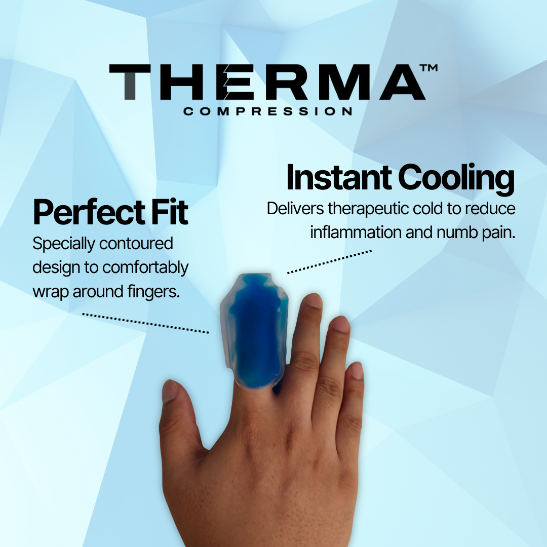 THERMA Compression - Finger Ice Pack – Targeted Cold Therapy for Finger Pain Relief