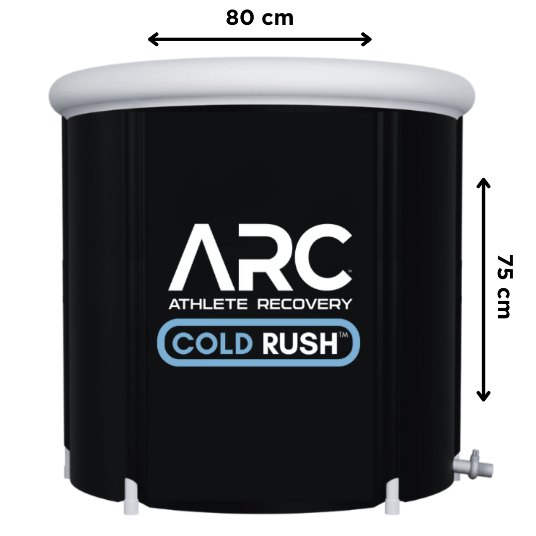 COLD RUSH 2.0 | Portable Ice Bath | Taller, Stronger, Colder - ARC - Athlete Recovery