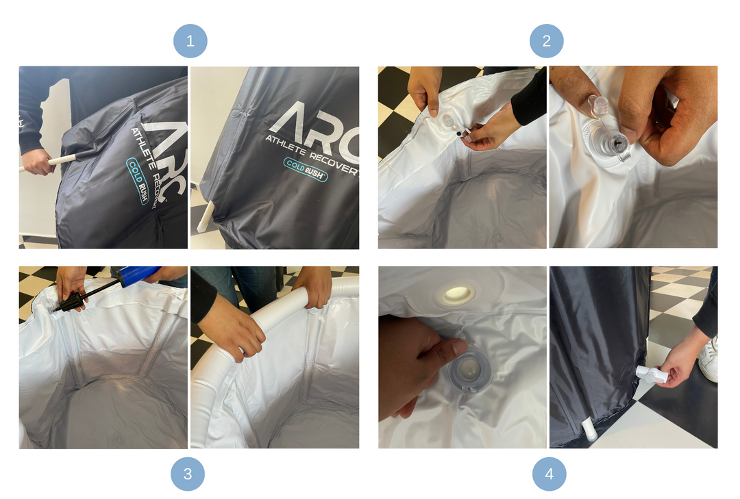 ARC - Cold Rush 2.0 - Portable Ice Bath Designed for Athletes : :  Home Improvement